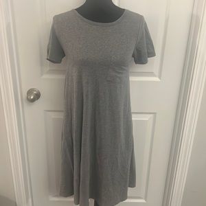 Gray LulaRoe Carly Dress